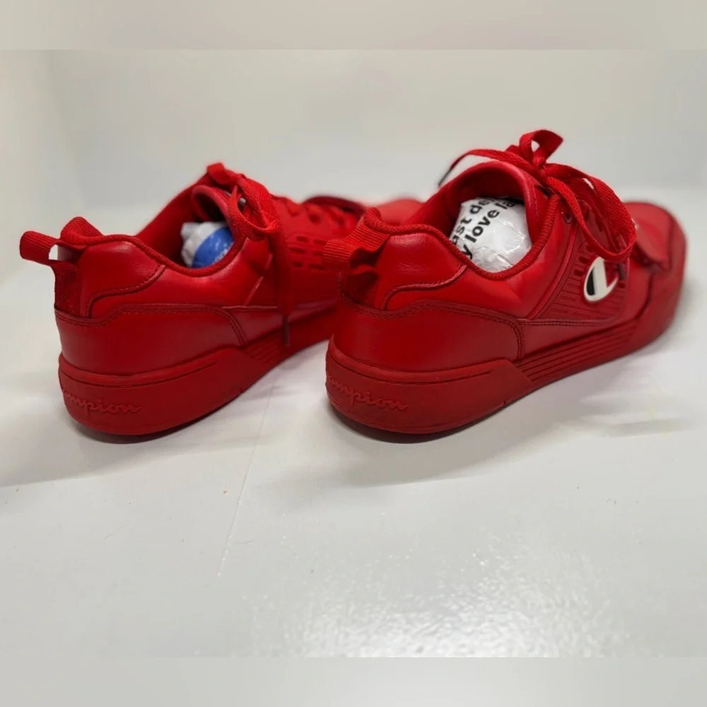 Champion 3 On 3 Low Sneakers Red | Boys Youth 9 (Fits Men’s 9)